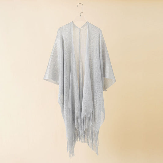 Sexy Beach See Through Kaftan Tassel Tunic Swimsuit Cover-up