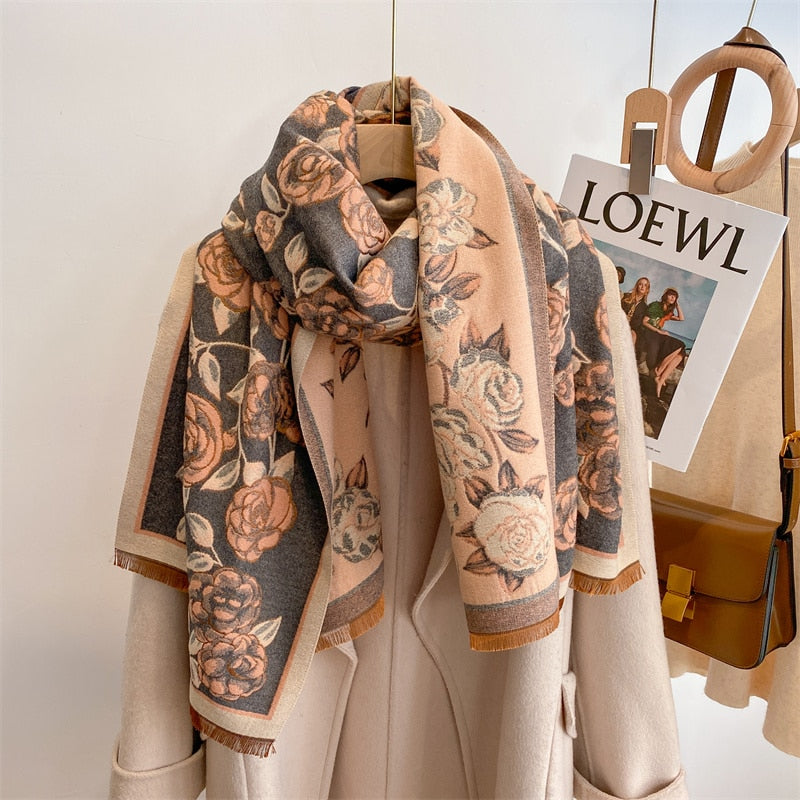 Women Cashmere High-Quality Pashmina Blanket