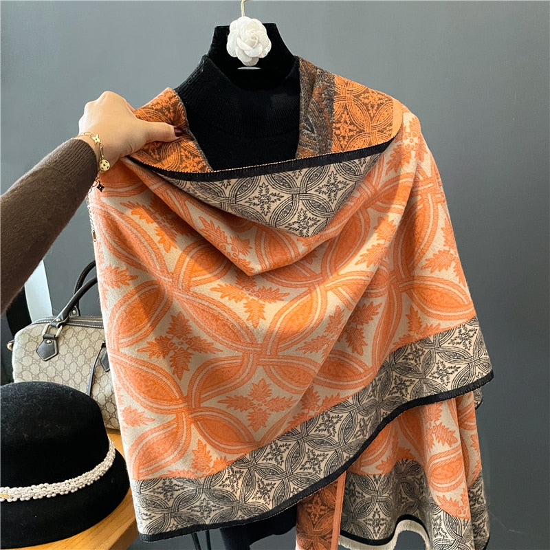 Women Cashmere High-Quality Pashmina Blanket