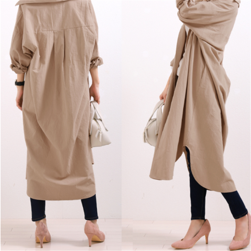 Vintage Cotton Oversized Turn-down Collar Evening Dress