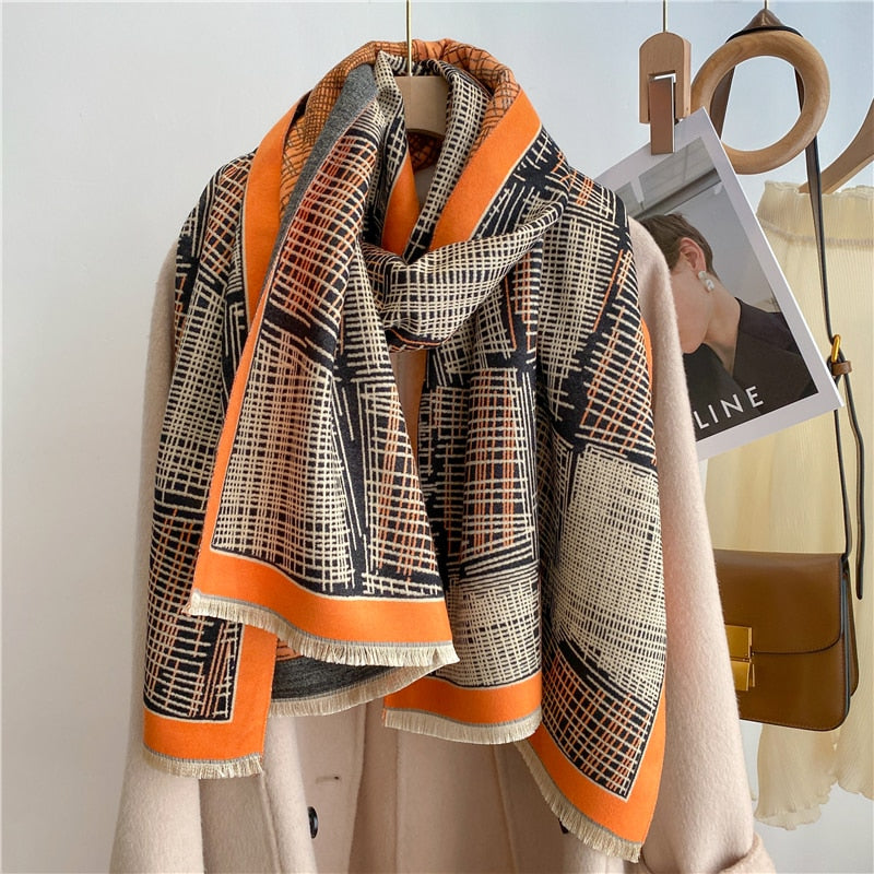 Women Cashmere High-Quality Pashmina Blanket
