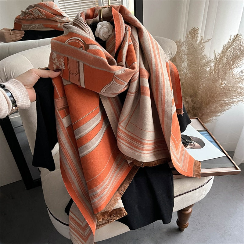 Women Cashmere High-Quality Pashmina Blanket
