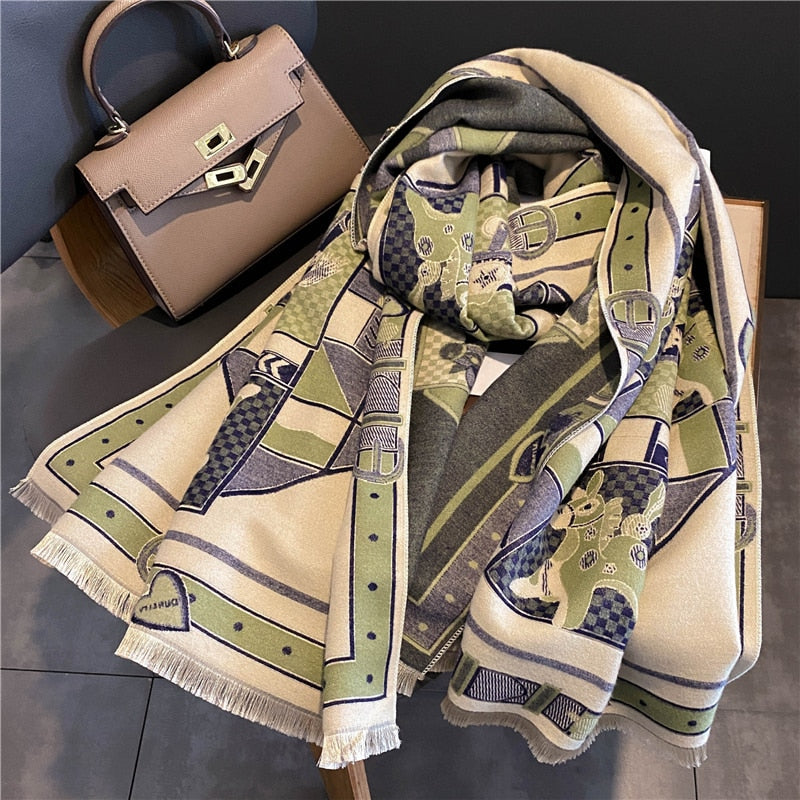 Women Cashmere High-Quality Pashmina Blanket