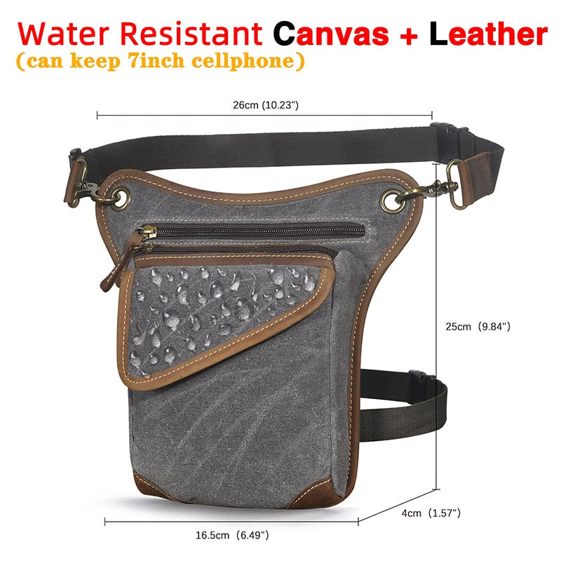 Multifunction Real Leather Shoulder Messenger Bag For Men