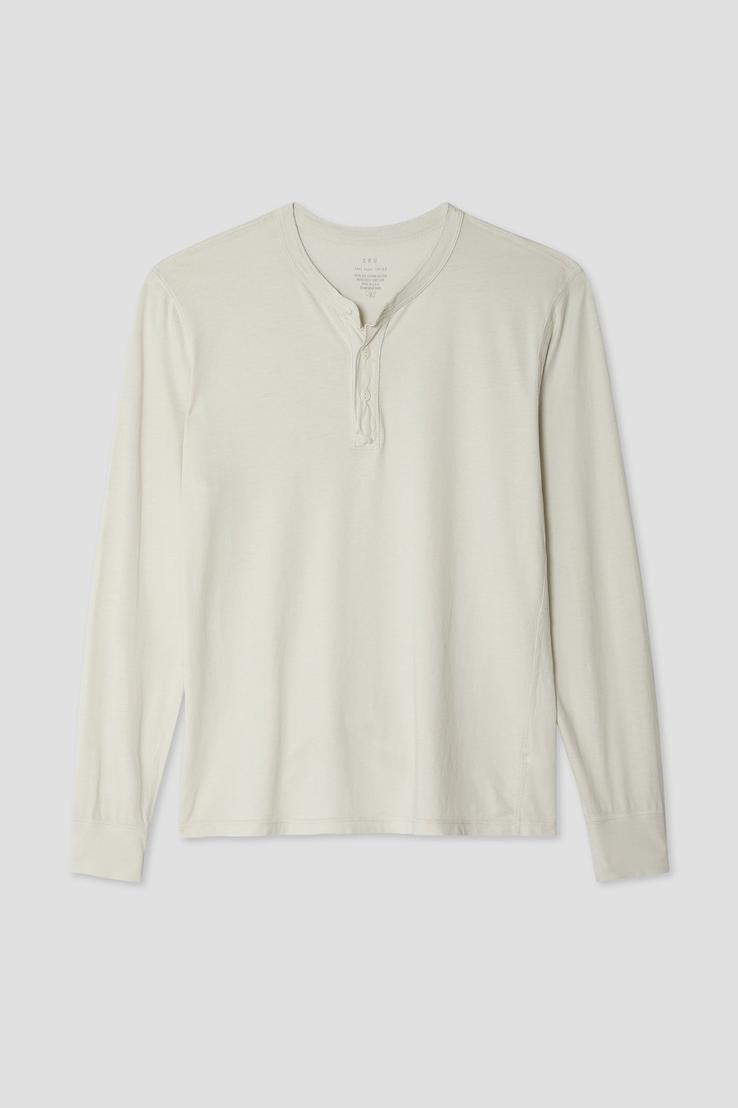 Long Sleeve Supima Jersey Henley