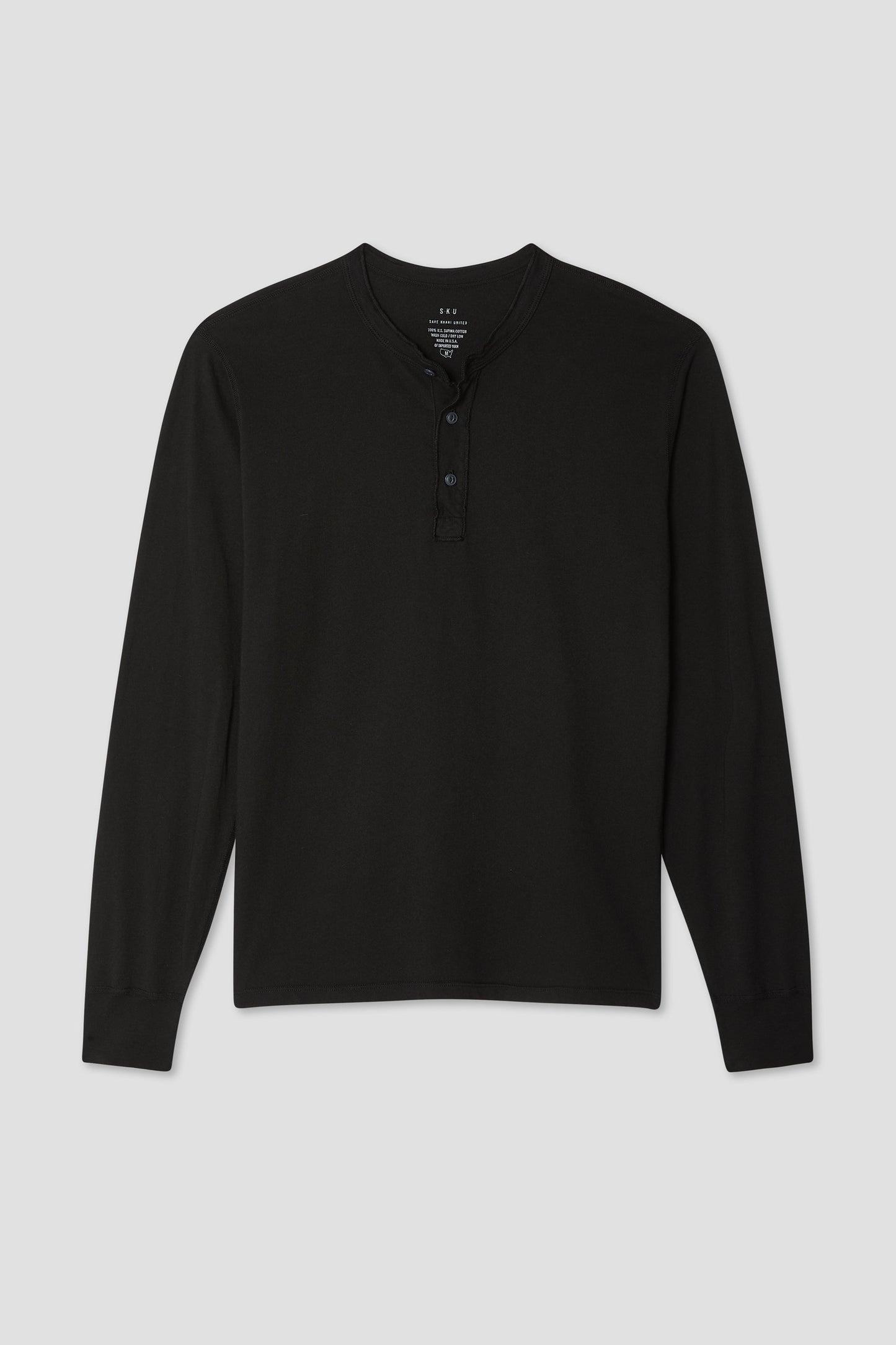 Long Sleeve Supima Jersey Henley