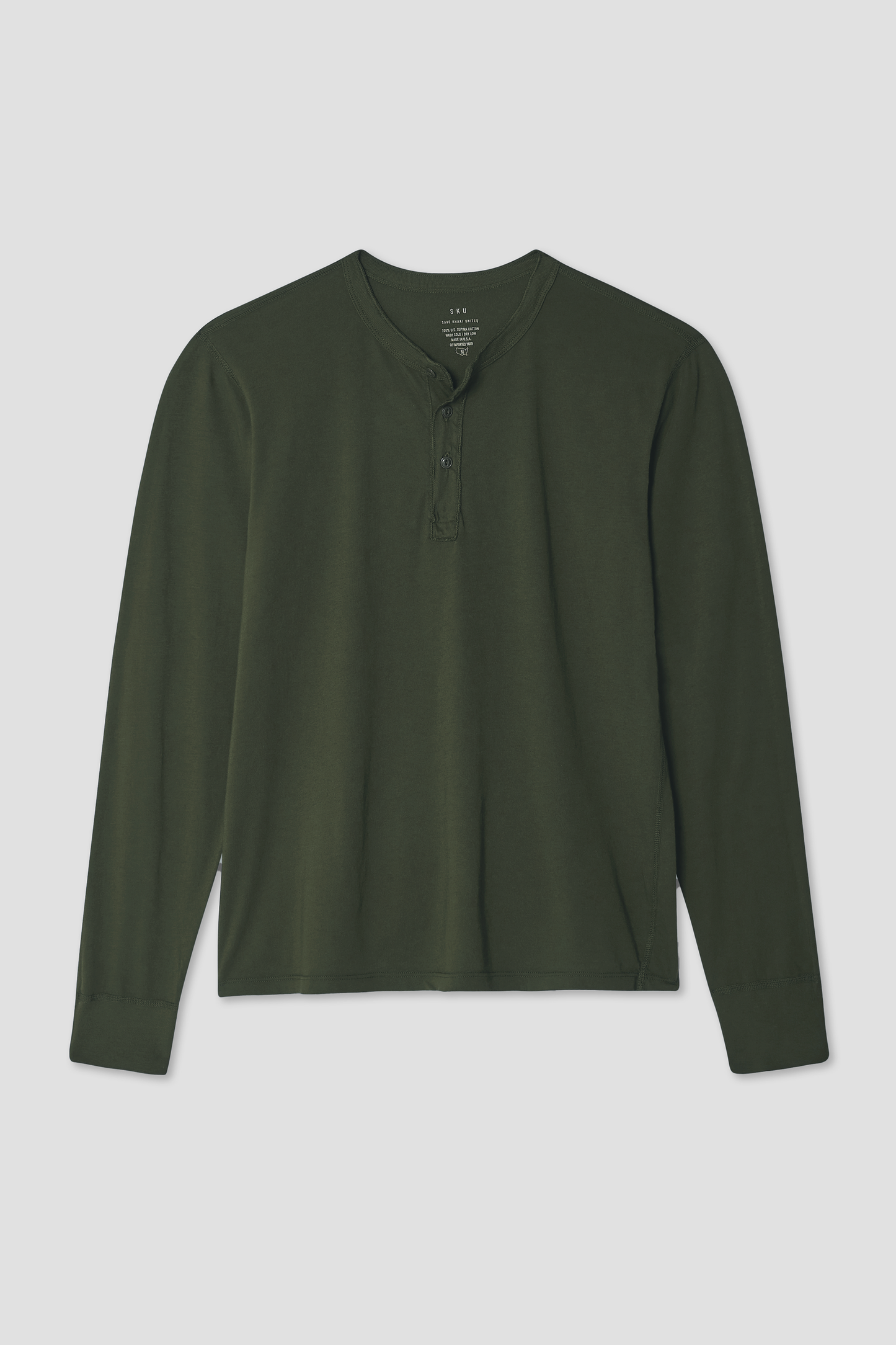 Long Sleeve Supima Jersey Henley