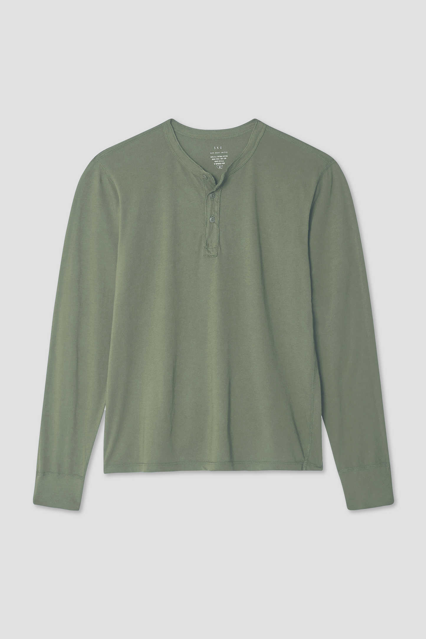 Long Sleeve Supima Jersey Henley