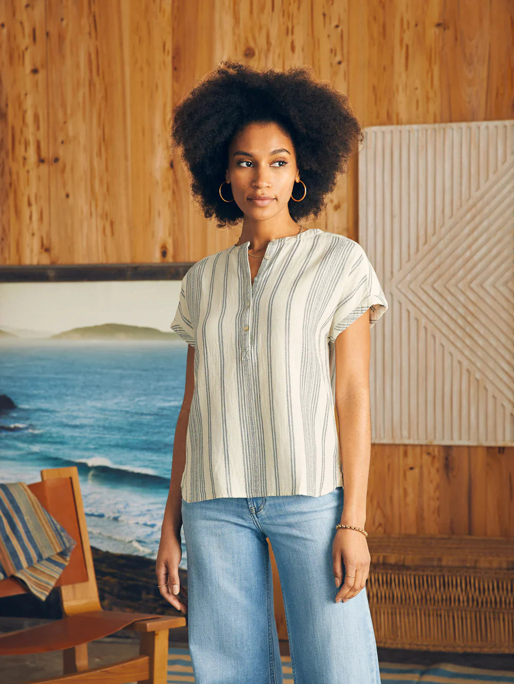Dream Cotton Gauze Desmond Top