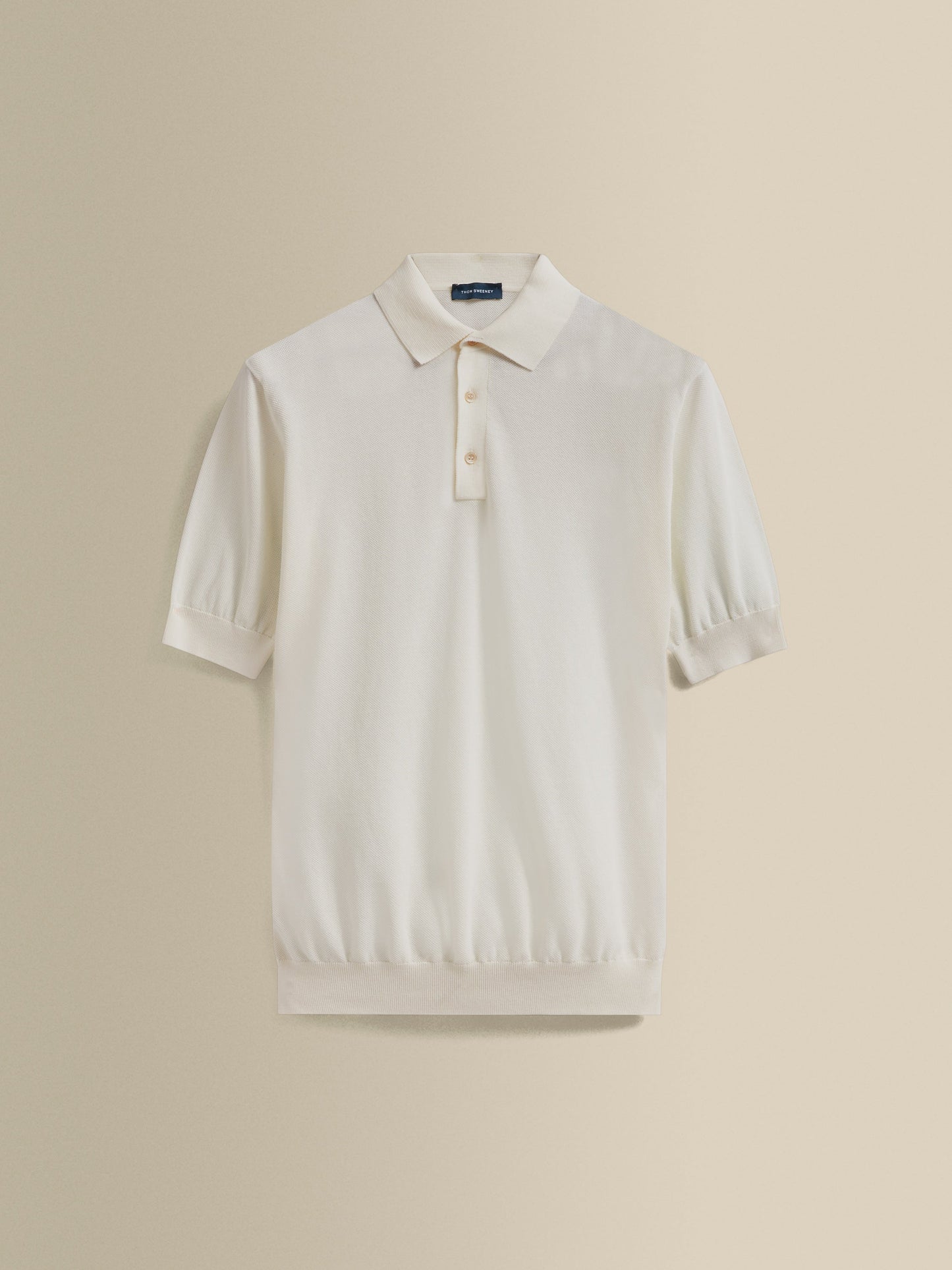 Cotton Air Crepe Polo Shirt