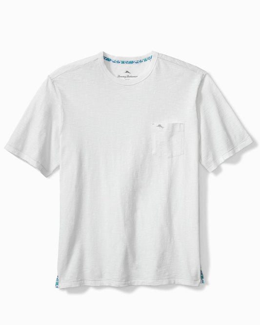 Bali Beach Short Sleeve Crew in White