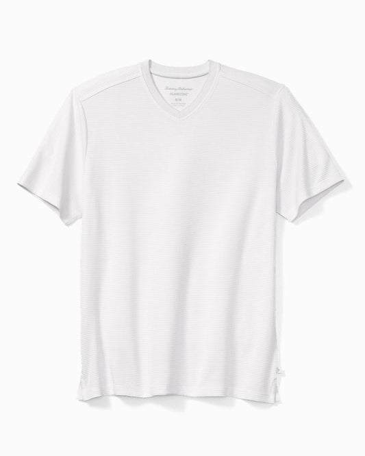 Coastal Crest V Neck in White