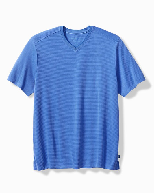 Coastal Crest V Neck in Blue