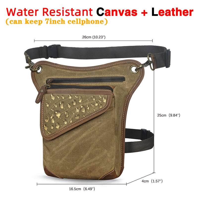 Multifunction Real Leather Shoulder Messenger Bag For Men