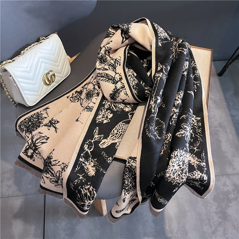 Women Cashmere High-Quality Pashmina Blanket