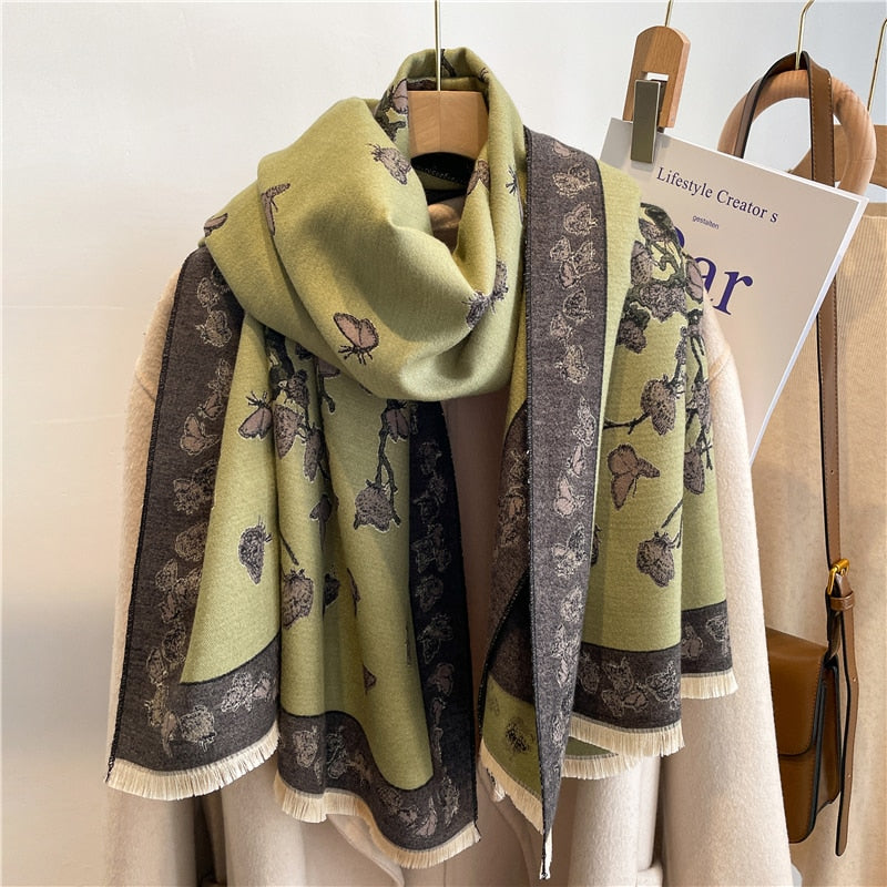 Women Cashmere High-Quality Pashmina Blanket