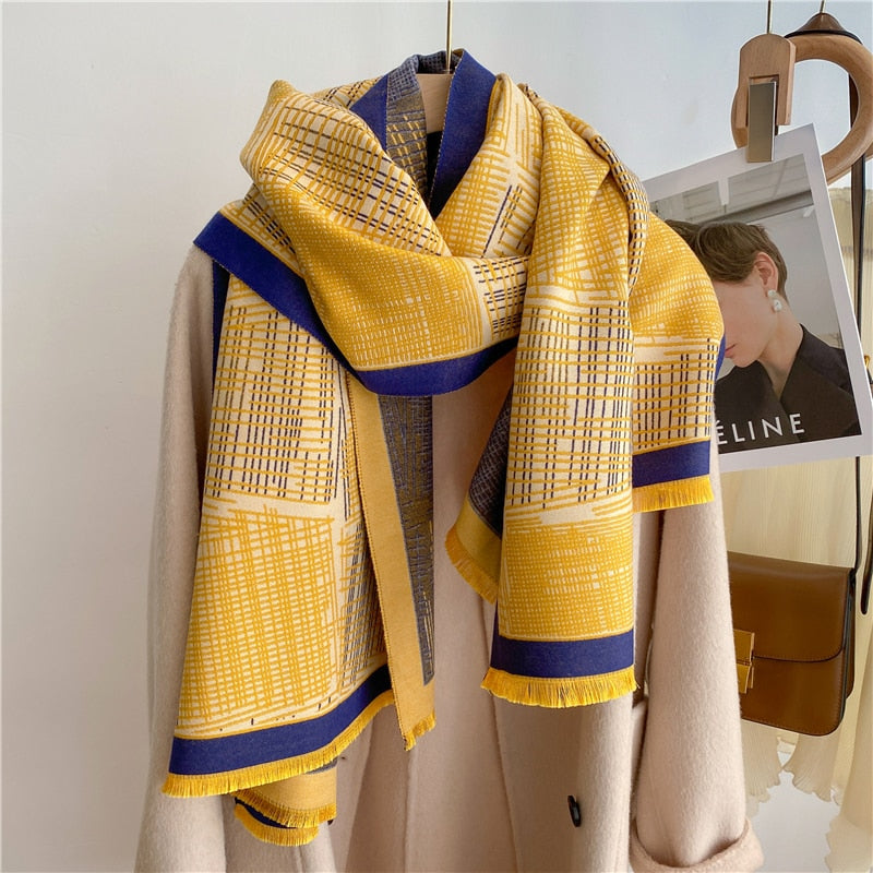 Women Cashmere High-Quality Pashmina Blanket