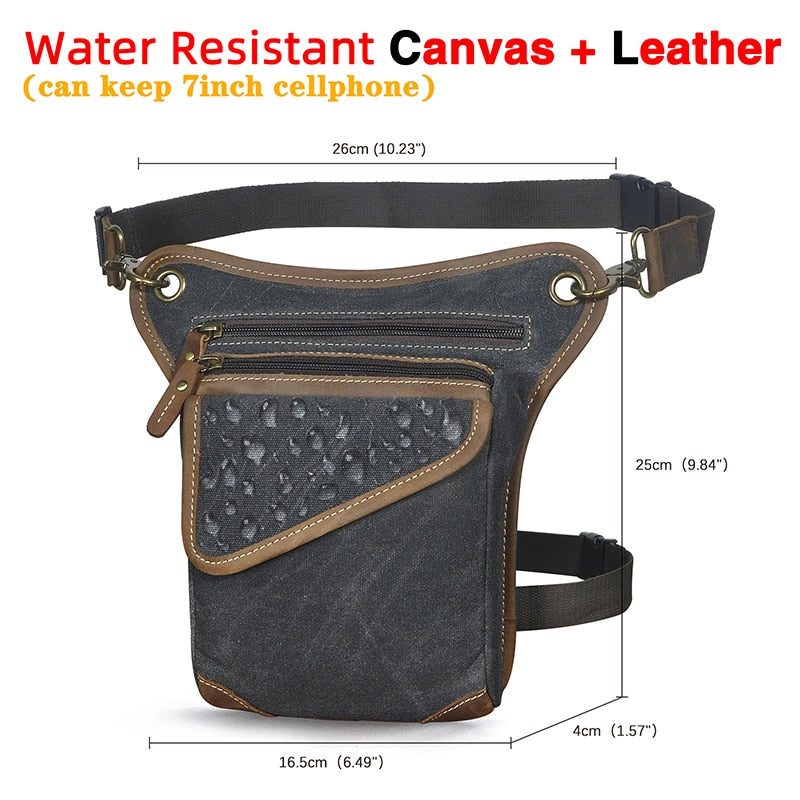 Multifunction Real Leather Shoulder Messenger Bag For Men