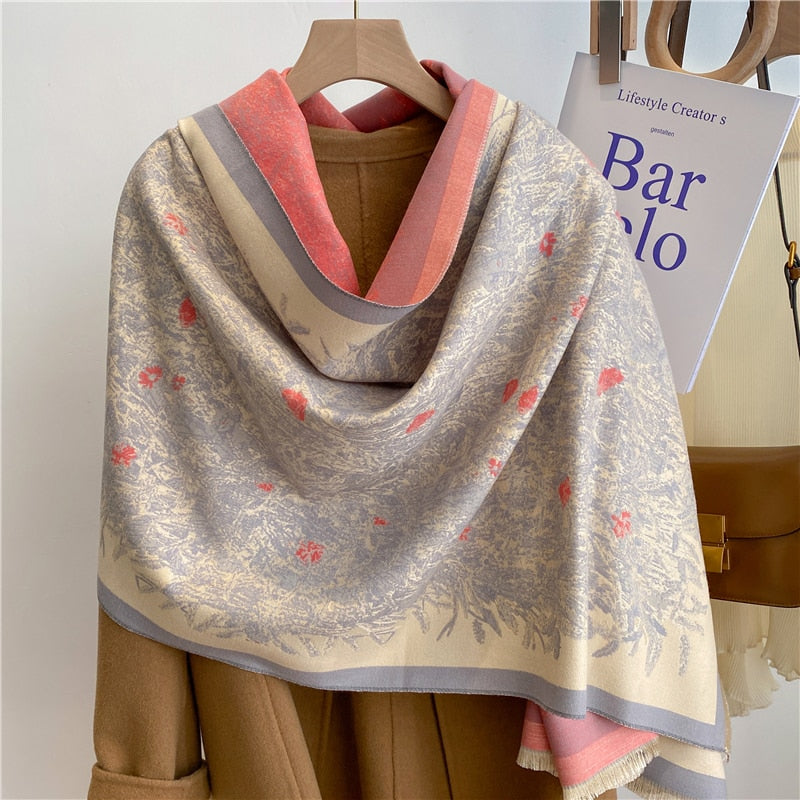 Women Cashmere High-Quality Pashmina Blanket
