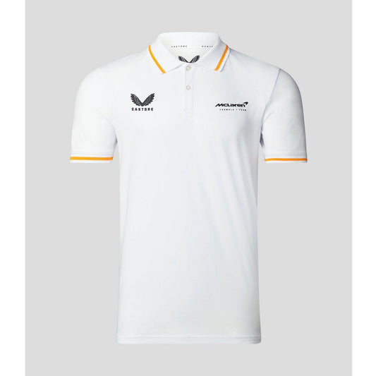 McLaren F1 Men's Lifestyle Polo Shirt- Black/Gray/Blue/White Polos Light Gray