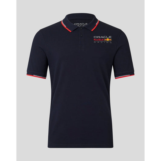Red Bull Racing F1 Unisex Core Color Logo Polo - Night Sky/White Polos Light Gray