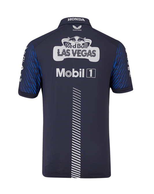 Red Bull Racing F1 2023 Special Edition Las Vegas GP Team Polo Shirt - Navy