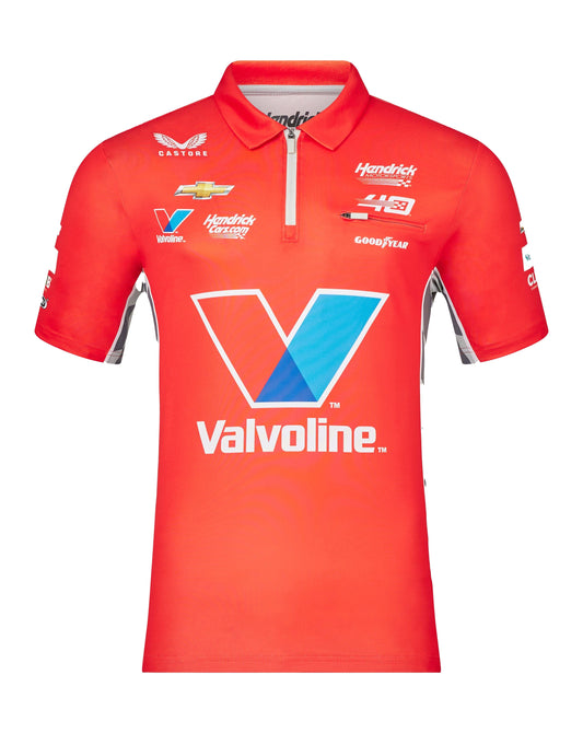 Hendrick Motorsport Valvoline Polo Shirt - Red/Blue Polos Hendrick Motorsport