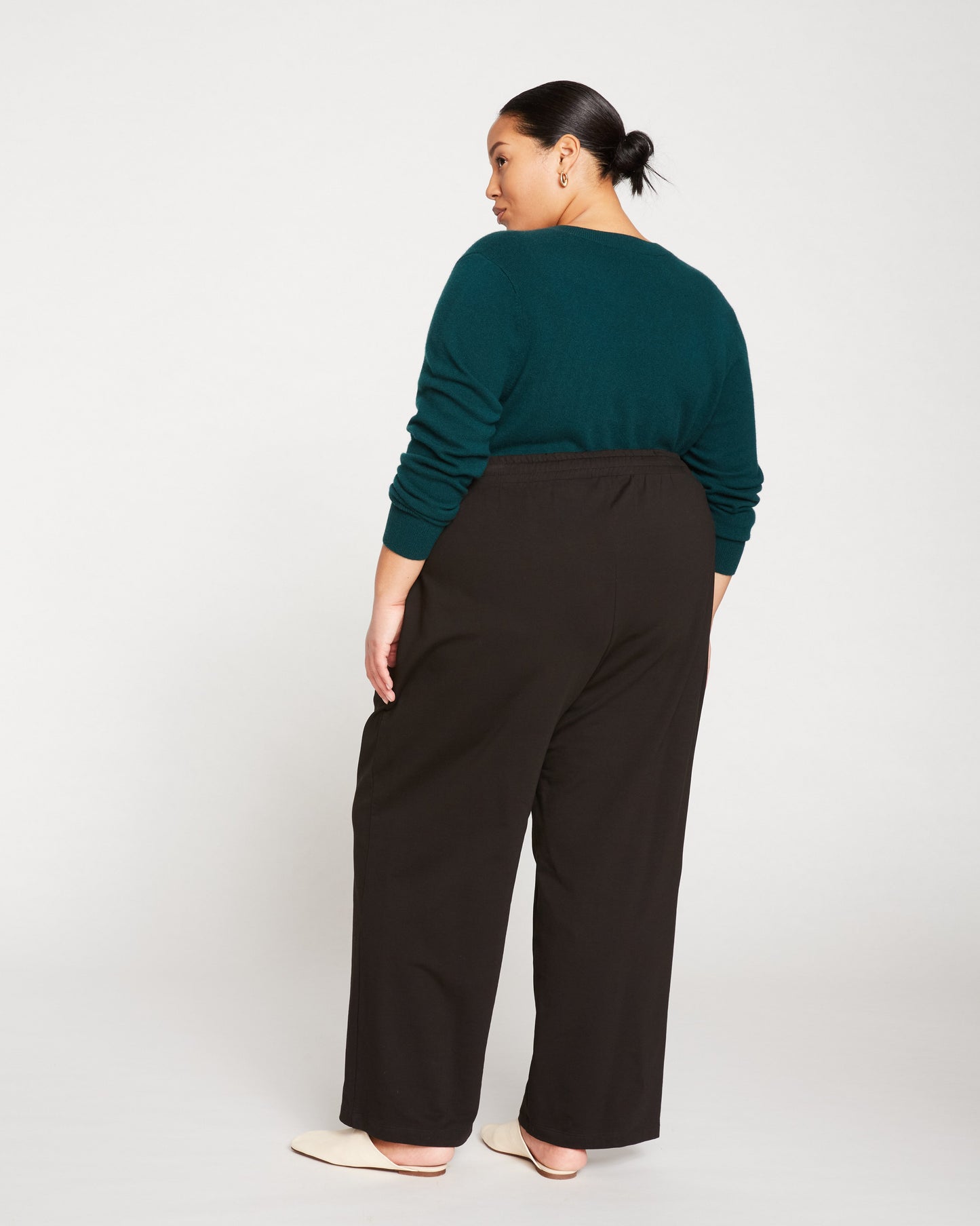 Classic Light Terry Sweatpants - Black