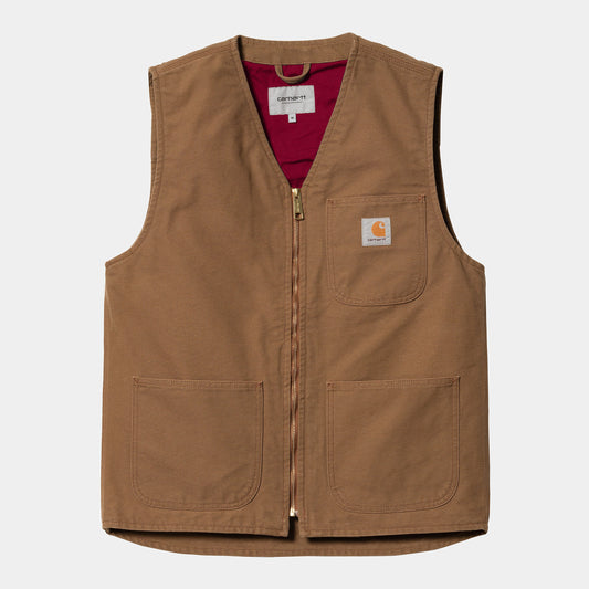 Carhartt WIP Mens Arbor Vest - Hamilton Brown