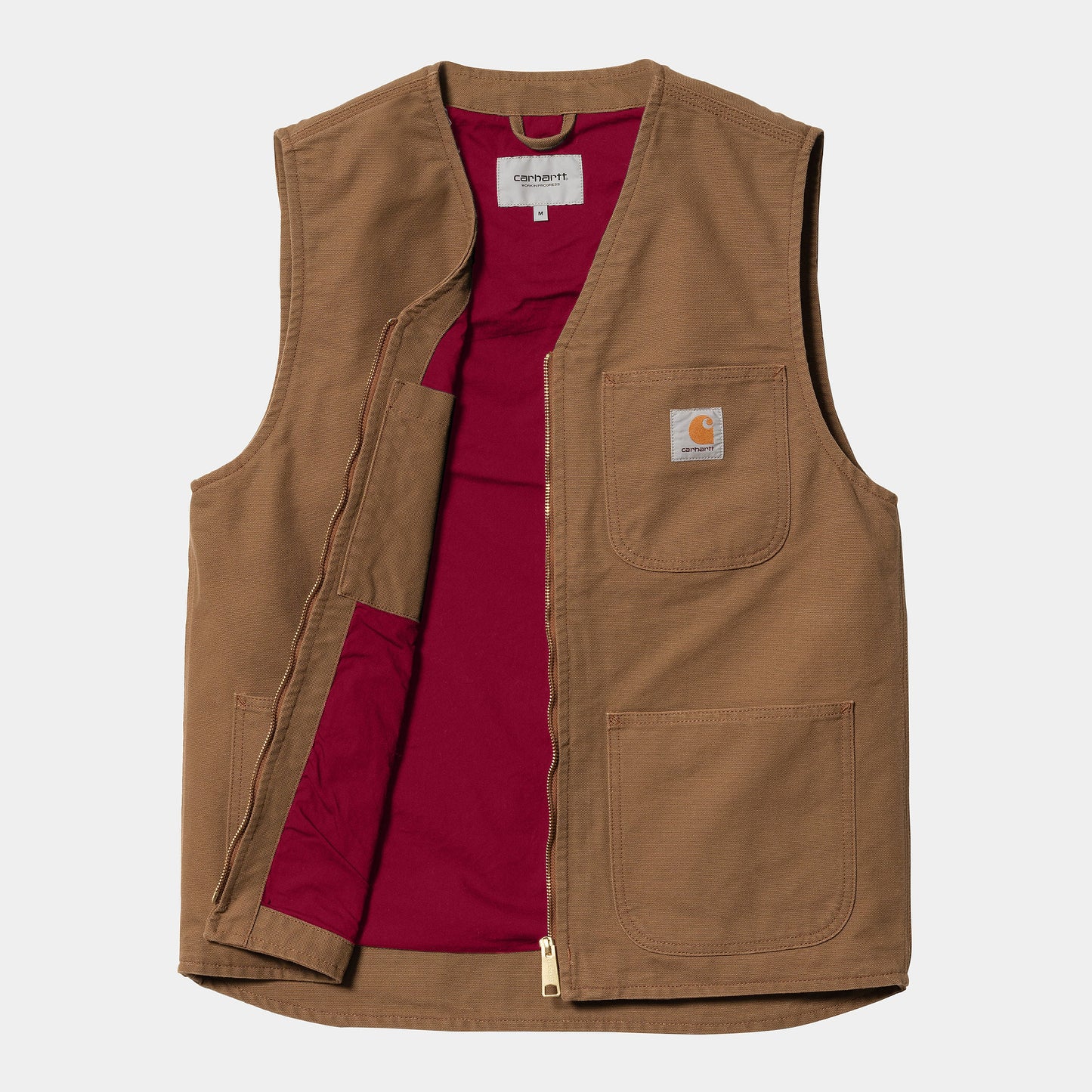 Carhartt WIP Mens Arbor Vest - Hamilton Brown