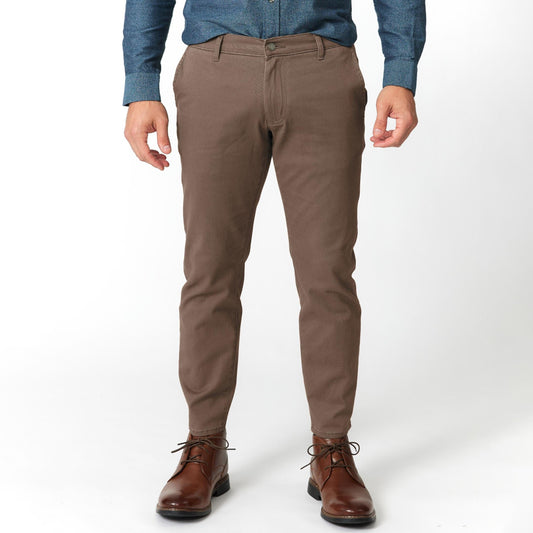 Ash & Erie Driftwood Washed Stretch Chinos for Short Men   Chino Pants
