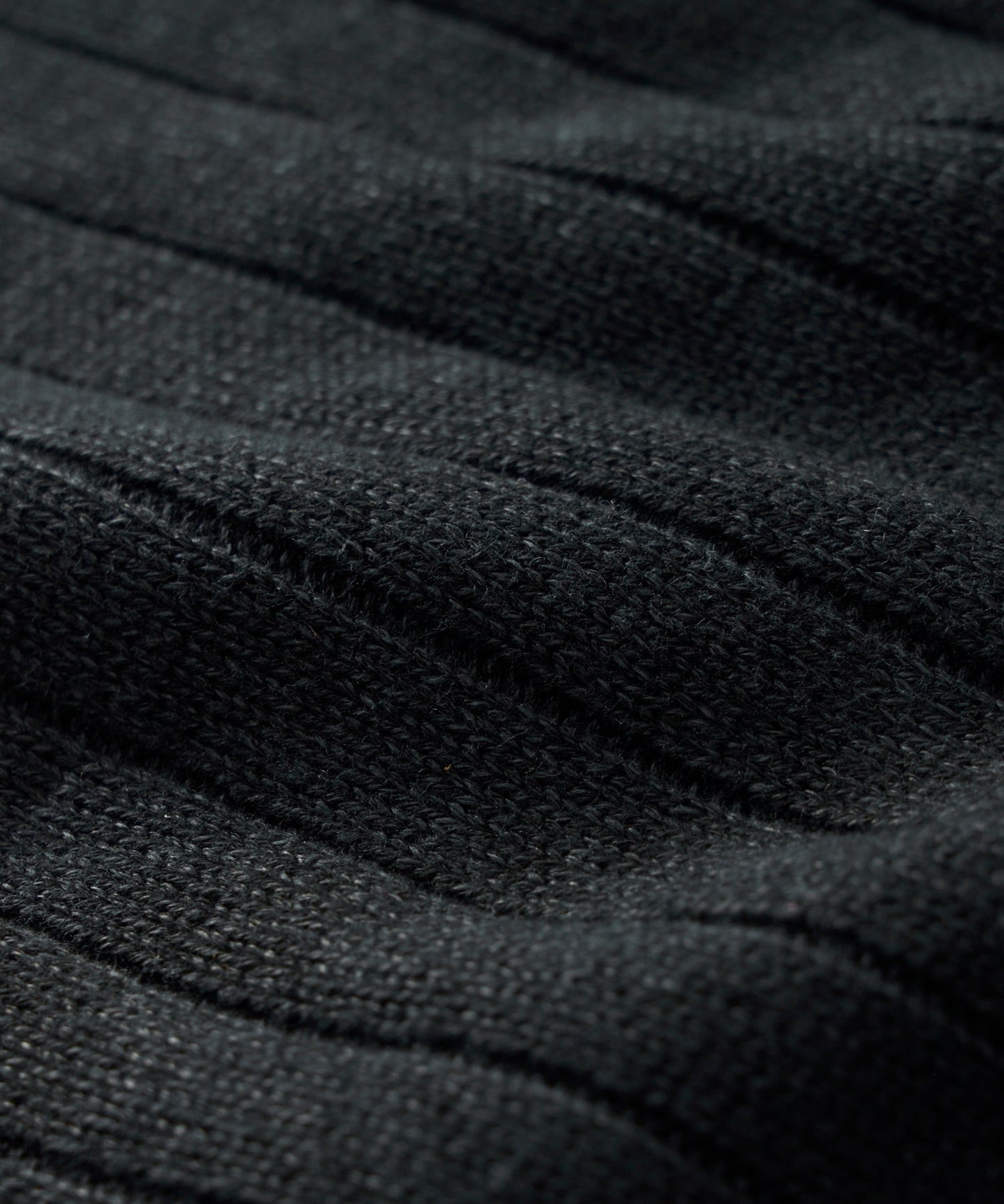 Coastal Linen Polo in Black