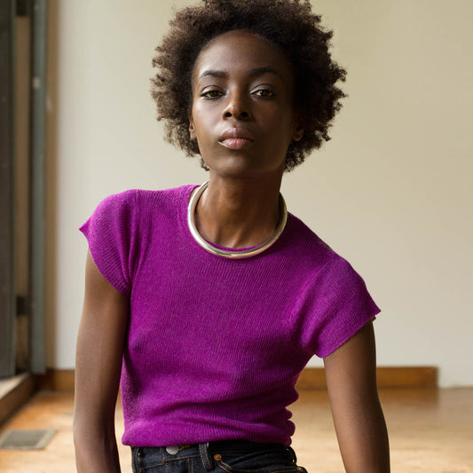 Creatures Of Comfort Violet Shrunken Tee