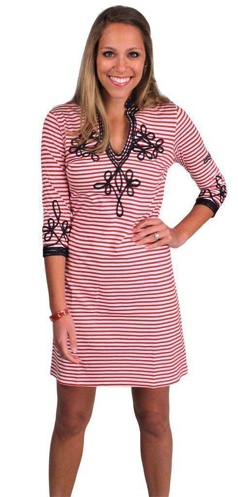 Admiral Tunic Dress in Red by Gretchen Scott Designs