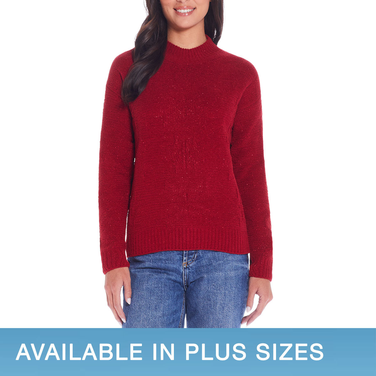 Weatherproof Vintage Ladies' Holiday Chenille Sweater