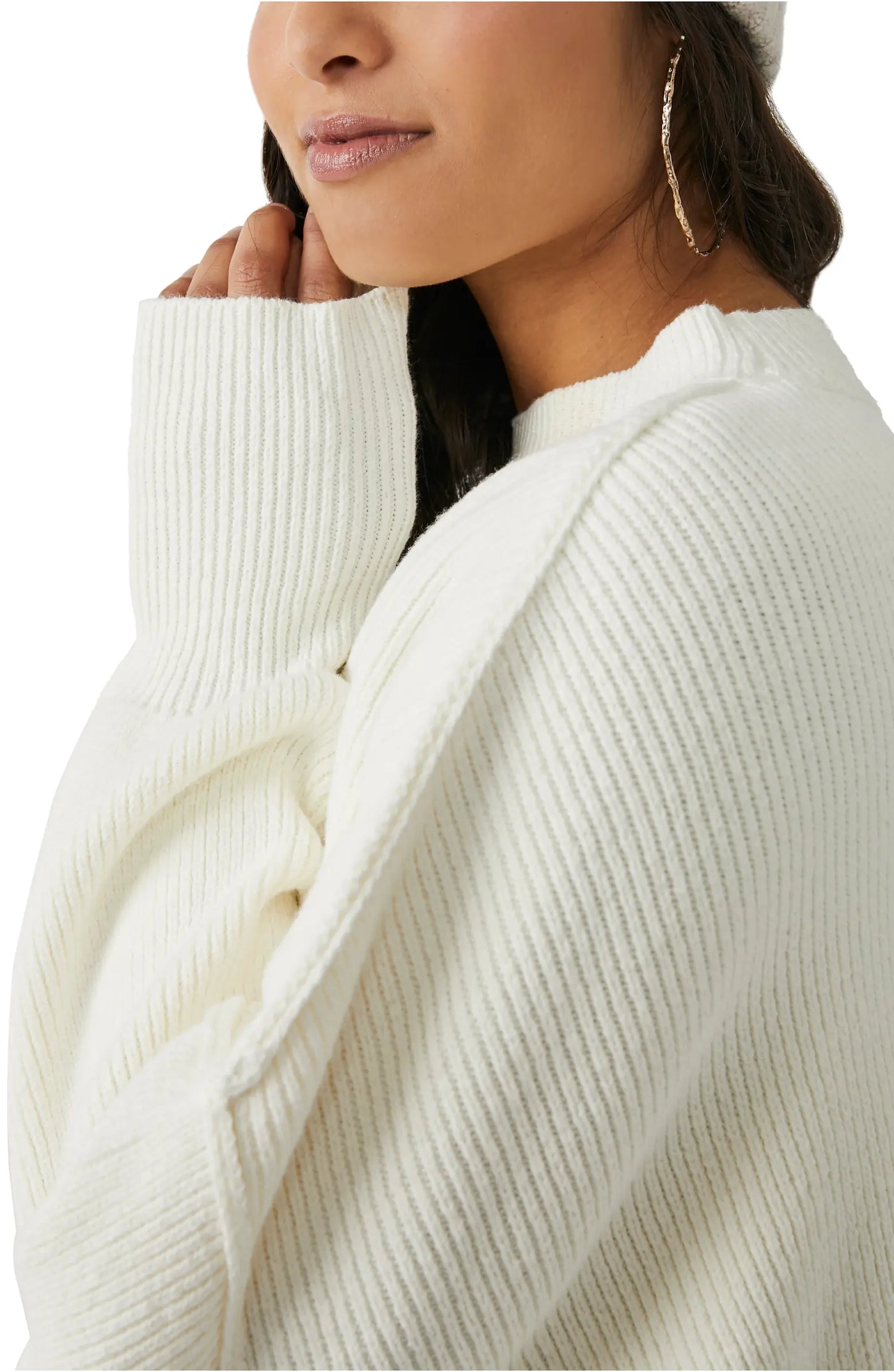Easy Street Crop Pullover in Moonglow