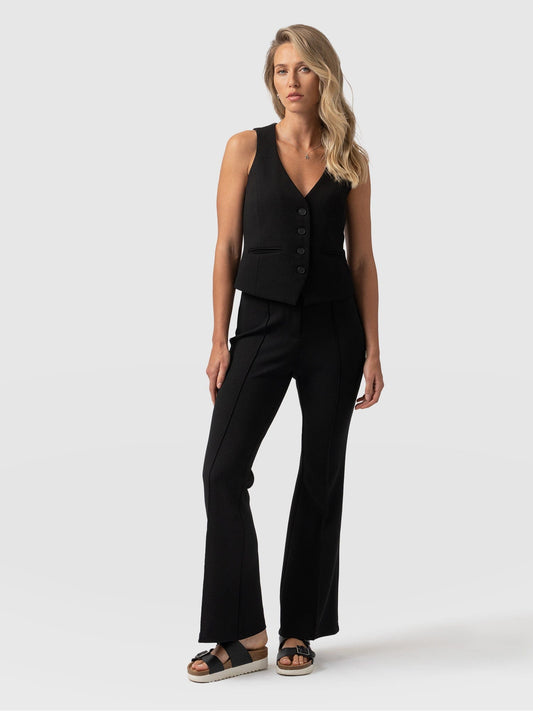 Freya Flared Pant - Black