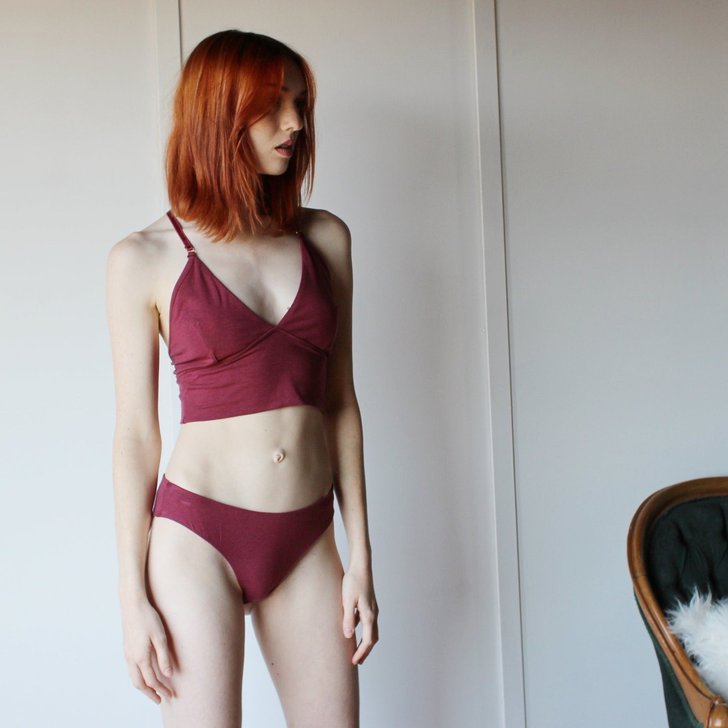 2 Piece Lingerie Set in Tencel and Organic Cotton