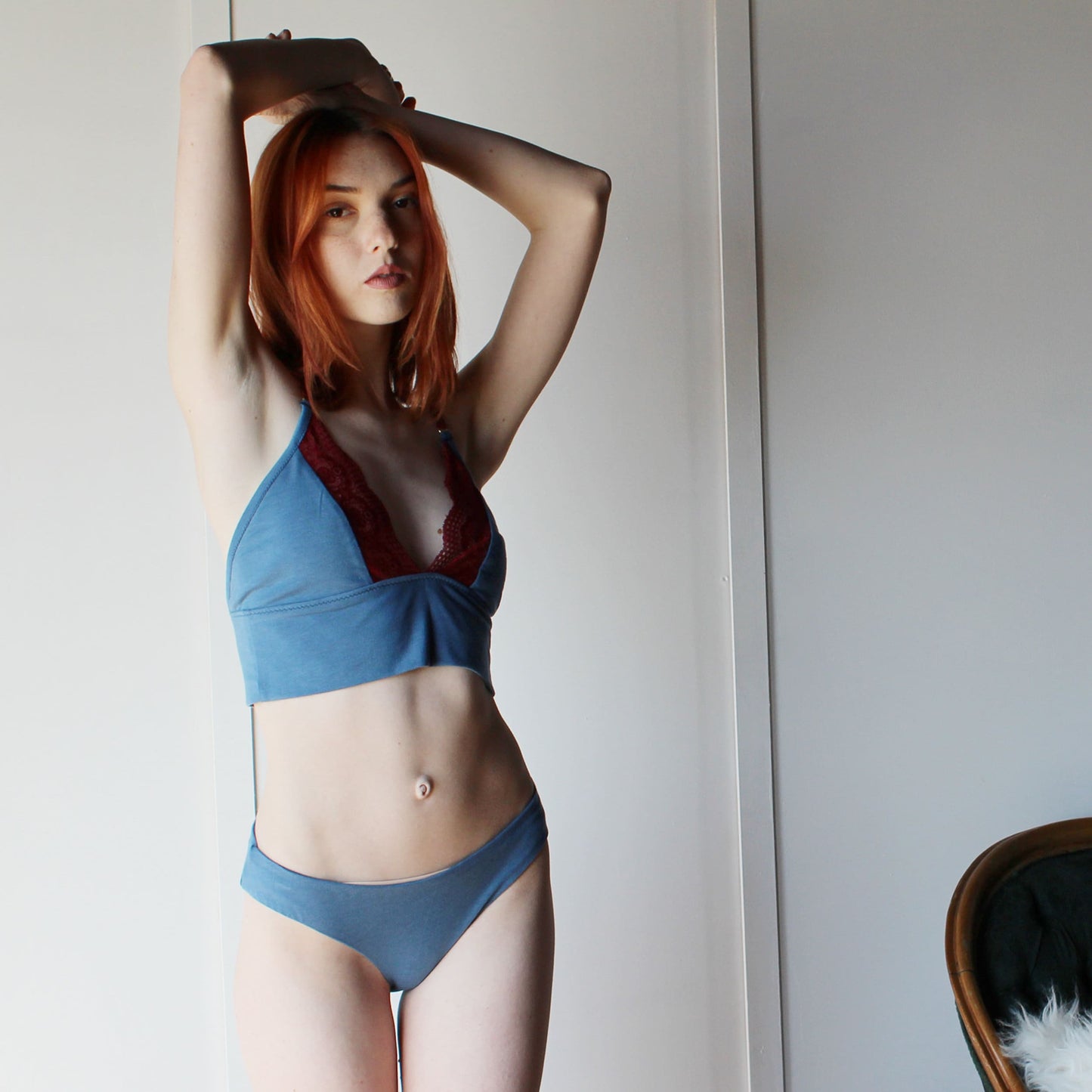 2 piece lingerie set includes Camisole and Panties