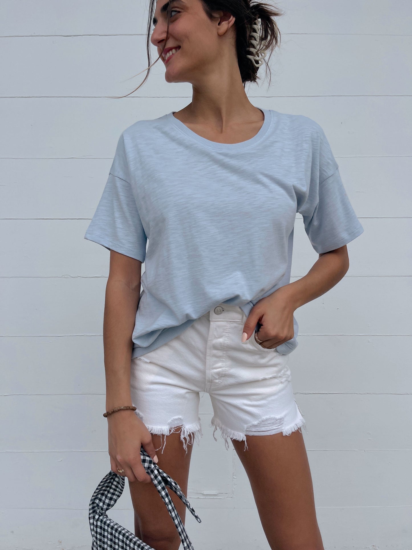 Makai Cut Off in White