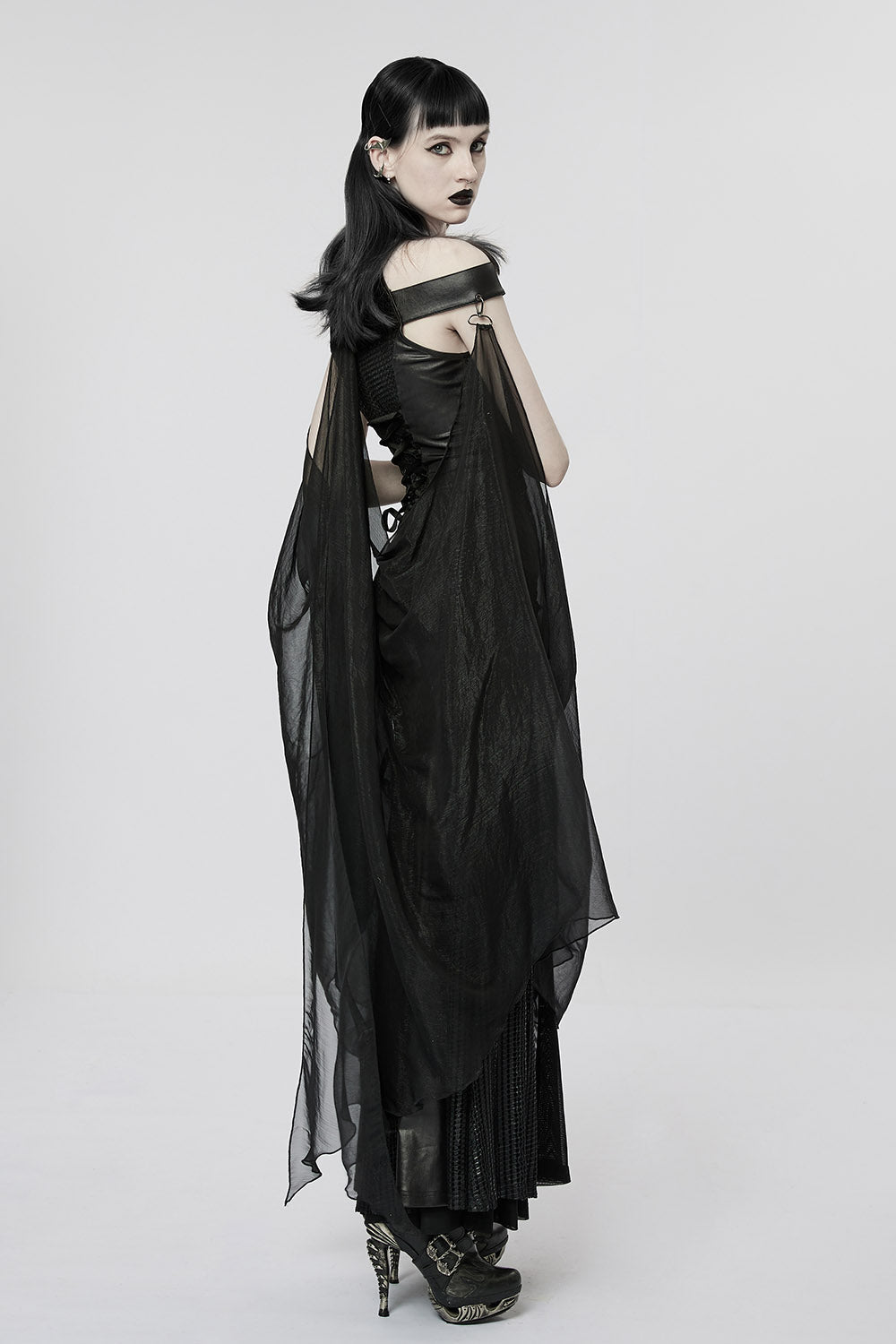 Medusa's Gaze Leg Slit Dress