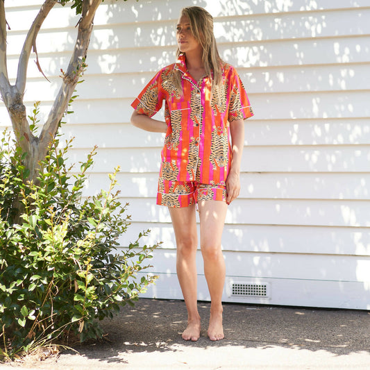 Women's Cotton Pj Shorts, Pajama Set Women, Bridesmaid Pajama, Cotton Sleep Shorts, Sleepwear Mothers Day Valentines Day Gift