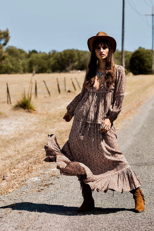INTO THE WILD BOHO GYPSY Dress- BOHO