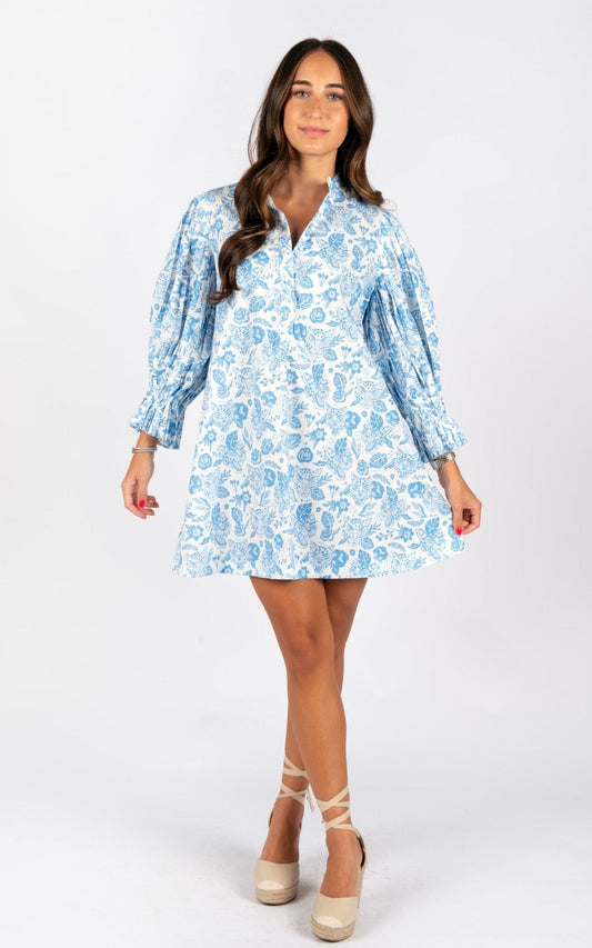 Park Blue Leopord Dress