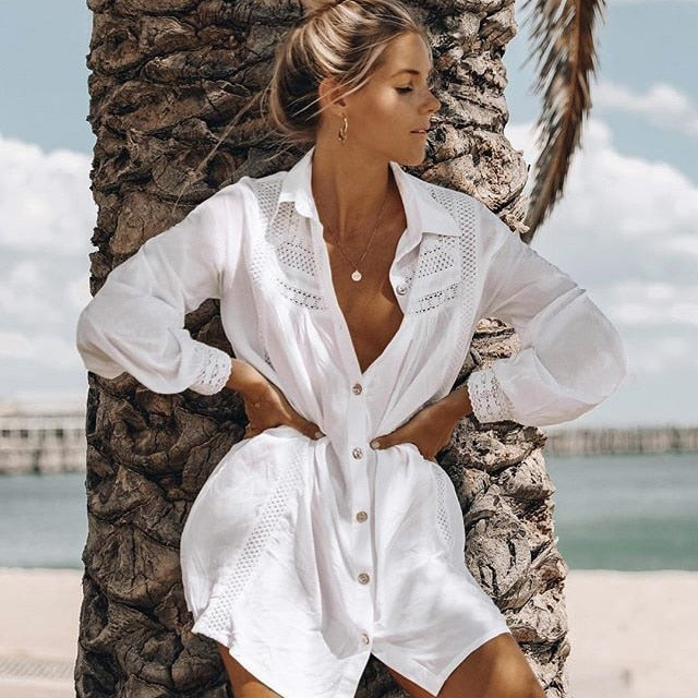 Knitted Swimwear Tunic Cover