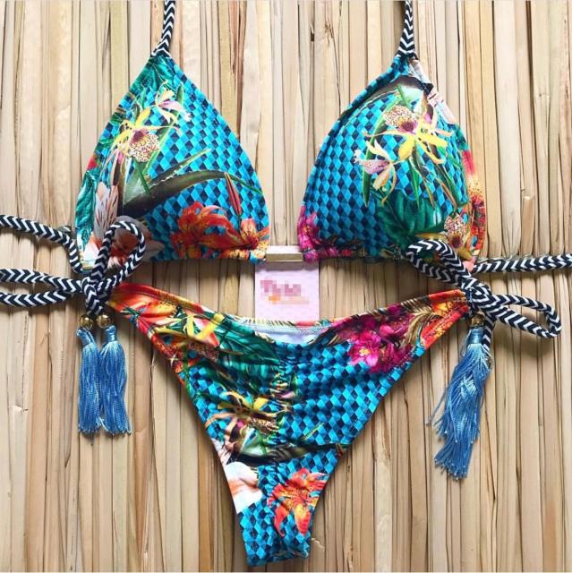 Bandeau Striped Vintage Bikini