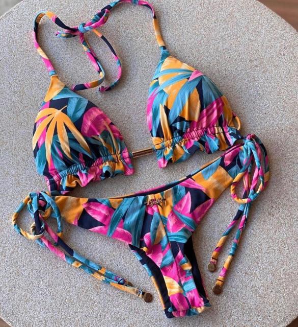Bandeau Striped Vintage Bikini