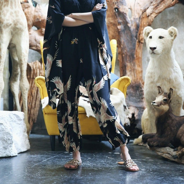 Japanese Streetwear Women Kimono Cardigan