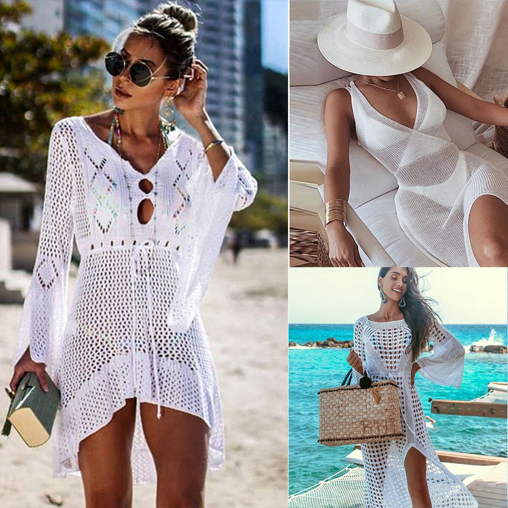 Knitted Swimwear Tunic Cover