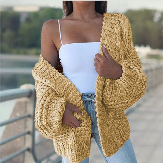 Plush Loose Knit Cardigan